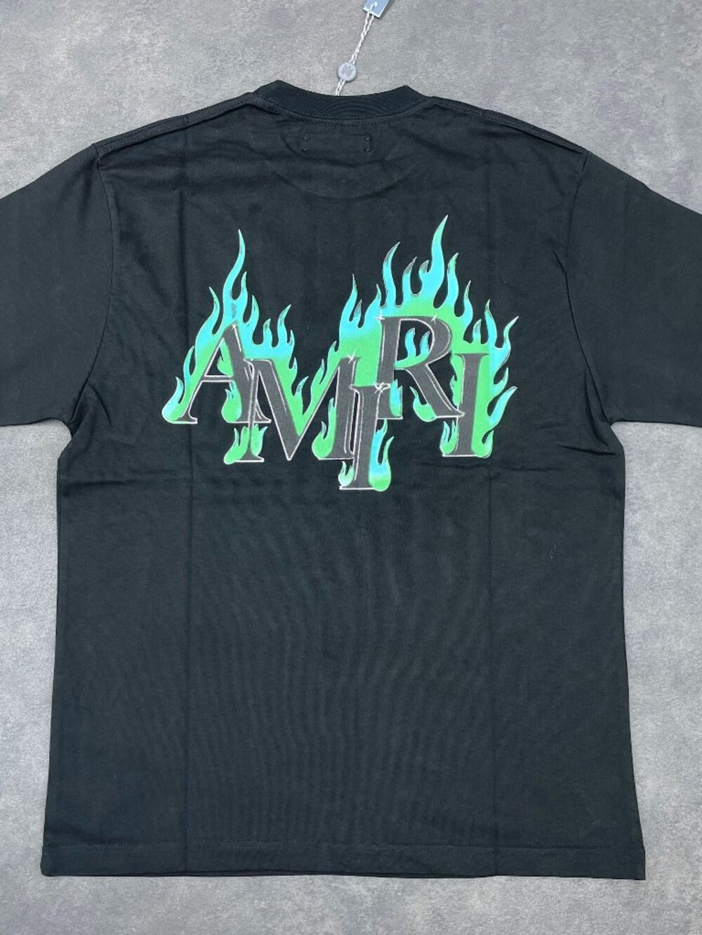 AMIRI Men’s Black Flame Logo Graphic T-Shirt- Size XXL